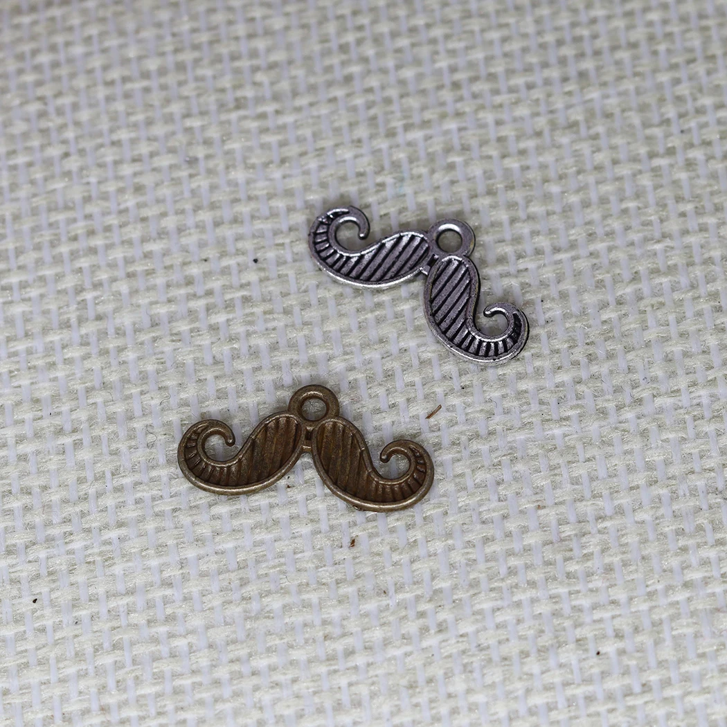 40pcs Moustache Eight Beard Antique Bronze Silver Color Charms For Jewelry Making A Little Pendant For Christmas 20x10mm
40pcs Moustache Eight Beard Antique Bronze Silver Color Charms For Jewelry Making A Little Pendant For Christmas 20x10mm