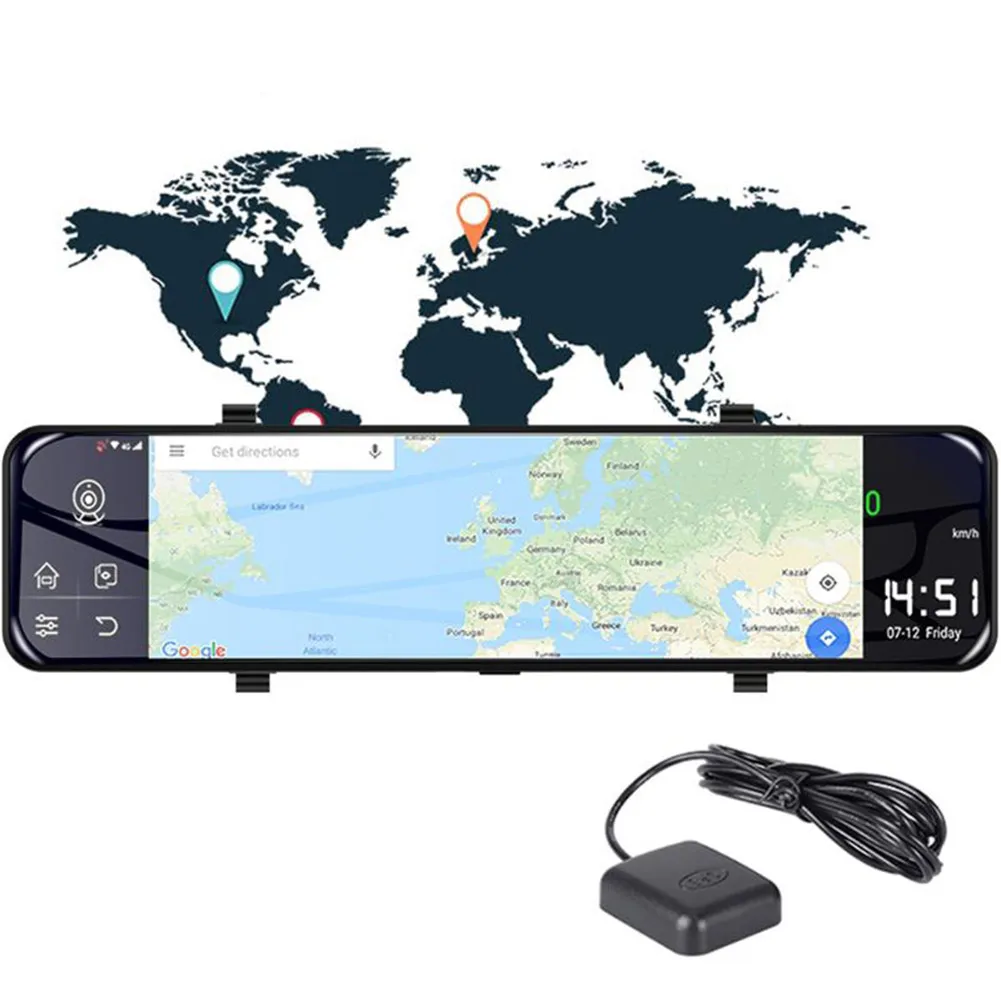 Dash Cam Car Mirror Camera Rearview Mirror Driving Recorder Quad Core Touch Screen 12 Inch AN WIFI Auto Vehicle
Dash Cam Car Mirror Camera Rearview Mirror Driving Recorder Quad Core Touch Screen 12 Inch AN WIFI Auto Vehicle