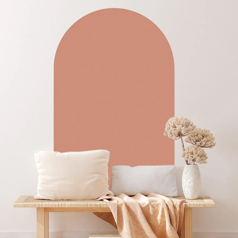 Геометрические минималистичные настенные наклейки в богемном стиле, виниловые Съемные наклейки с изображением арки, для украшения интерьера гостиной и дома 
Геометрические минималистичные настенные наклейки в богемном стиле, виниловые Съемные наклейки с изображением арки, для украшения интерьера гостиной и дома