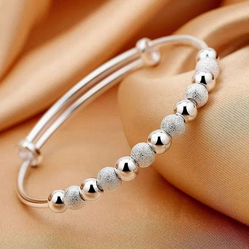 Charms 925 Sterling Silver Luxury Beads Bracelets Bangles Cute for Women Fashion Party Wedding Jewelry Adjustable
Charms 925 Sterling Silver Luxury Beads Bracelets Bangles Cute for Women Fashion Party Wedding Jewelry Adjustable
