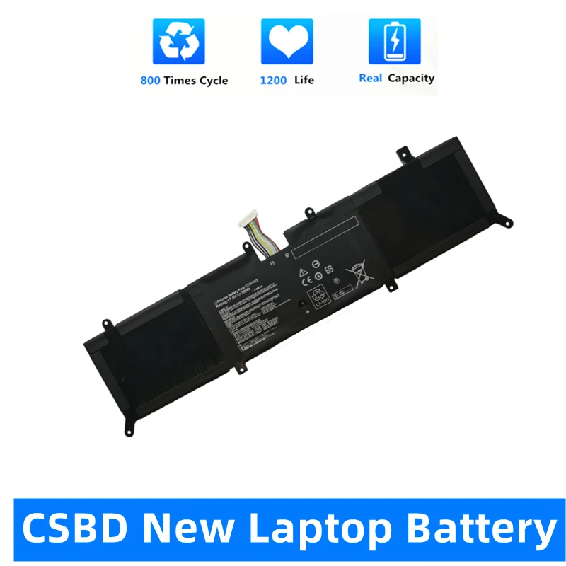 CSBD New C21N1423 Аккумулятор для ноутбука ASUS X302L X302LJ X302LA R301LA F302LJ F302U X302LJ-R4073/R4036H 7,6 V 38WH
CSBD New C21N1423 Аккумулятор для ноутбука ASUS X302L X302LJ X302LA R301LA F302LJ F302U X302LJ-R4073/R4036H 7,6 V 38WH