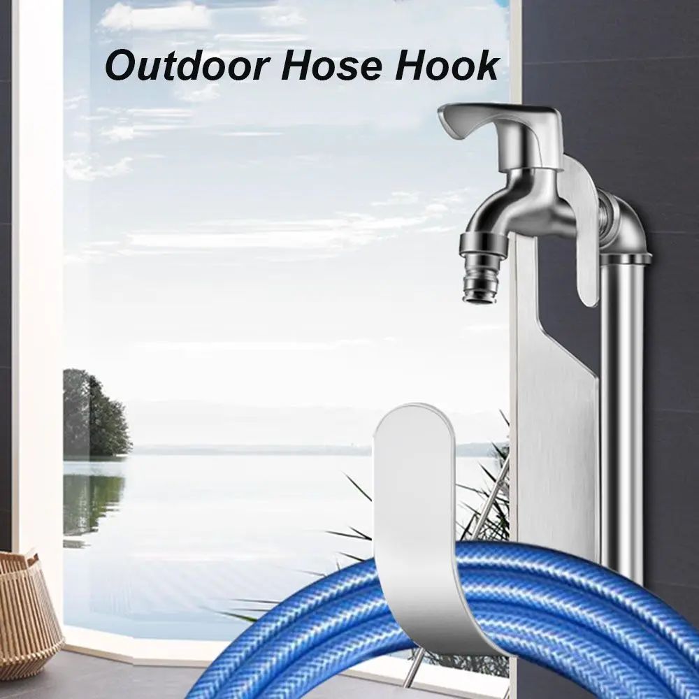 Stainless Steel Wall Mount Outdoor Balcony Water Pipe Bracket Home Car Wash Faucet Hook Hose Storage Rack
Stainless Steel Wall Mount Outdoor Balcony Water Pipe Bracket Home Car Wash Faucet Hook Hose Storage Rack
