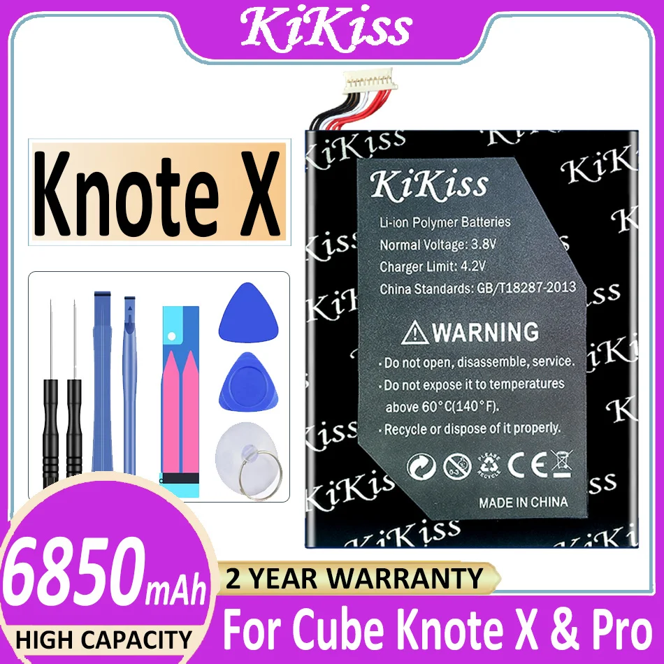 Аккумулятор KnoteX 6850 мАч для планшетного ПК ALLDO CUBE Knote X & Pro + Бесплатные инструменты
Аккумулятор KnoteX 6850 мАч для планшетного ПК ALLDO CUBE Knote X & Pro + Бесплатные инструменты