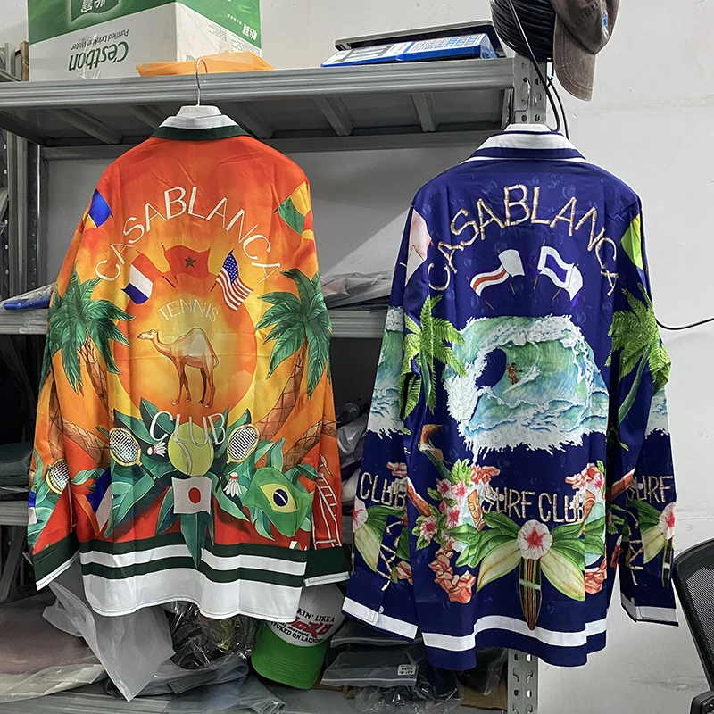 Новый хип-хоп Рубашка женская/мужская с длинным рукавом, гавайская пляжная сорочка с принтом верблюда, голубая/оранжевая, Techwear, y2k 
Новый хип-хоп Рубашка женская/мужская с длинным рукавом, гавайская пляжная сорочка с принтом верблюда, голубая/оранжевая, Techwear, y2k