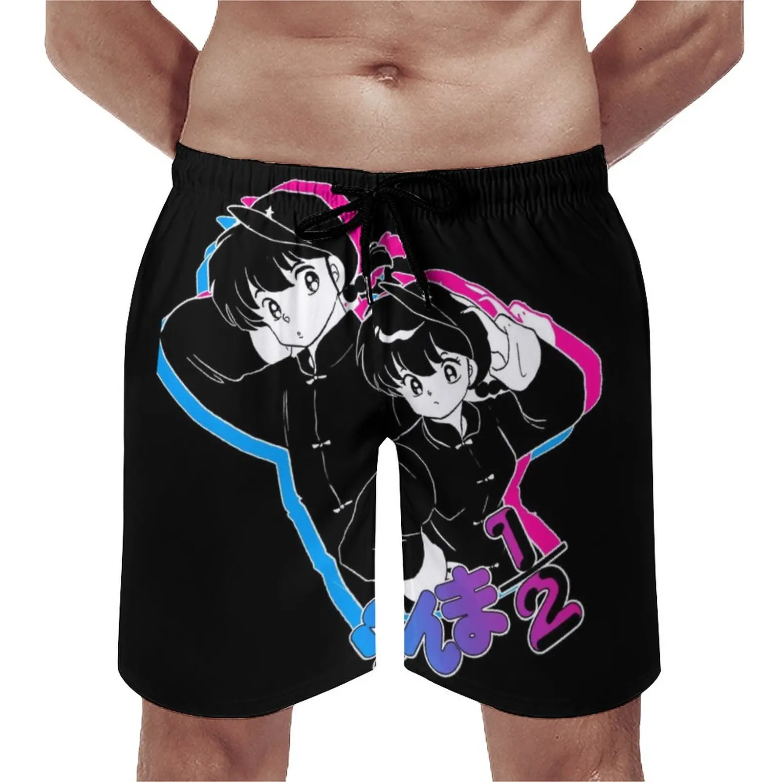 Пляжные шорты Ranma Kun And Ranma Chan, милые классические пляжные короткие штаны из японского аниме, Забавный дизайн, плавки большого размера
Пляжные шорты Ranma Kun And Ranma Chan, милые классические пляжные короткие штаны из японского аниме, Забавный дизайн, плавки большого размера