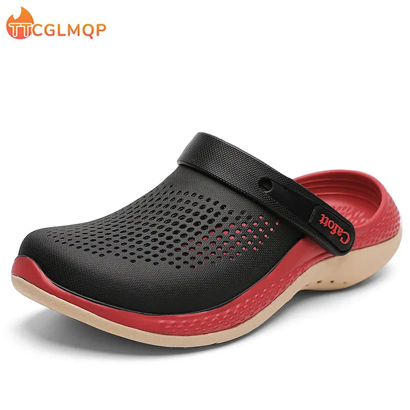 Original Men Sandals Fashion Lightweight Casual Shoes EVA Soft Sole Hole Shoes Big Size Outdoor Beach Falt Slippers Garden Shoes
Original Men Sandals Fashion Lightweight Casual Shoes EVA Soft Sole Hole Shoes Big Size Outdoor Beach Falt Slippers Garden Shoes