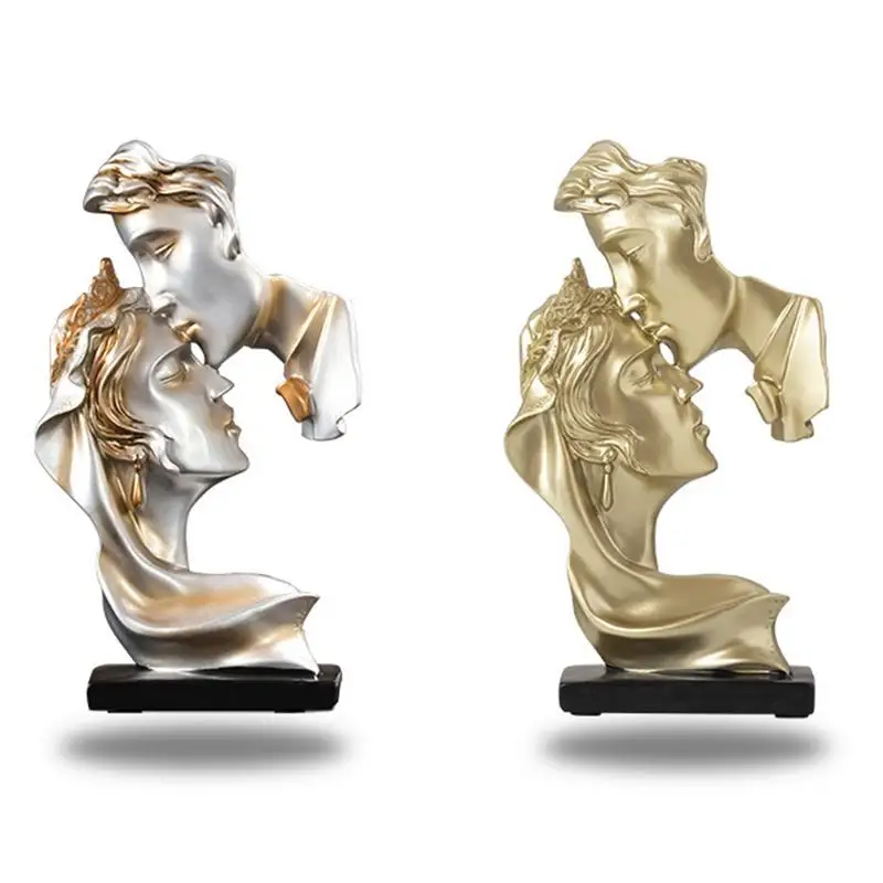 Resin Sculpture Passionate Kiss Sculpture Home Decor Nordic Style Couple Statue Ornament Gift For Valentine's Day Wedding
Resin Sculpture Passionate Kiss Sculpture Home Decor Nordic Style Couple Statue Ornament Gift For Valentine's Day Wedding