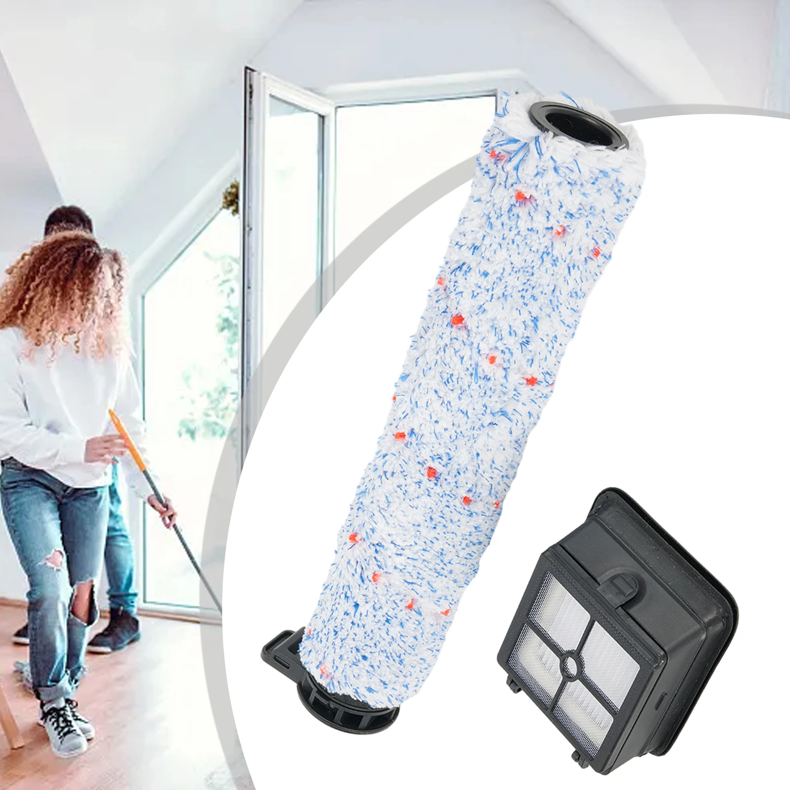 Rug Microfiber Roller Brush Filter Set For AlfaBot T30 T36 Cordless Vacuum Cleaner Replacement Spare Parts Accessories
Rug Microfiber Roller Brush Filter Set For AlfaBot T30 T36 Cordless Vacuum Cleaner Replacement Spare Parts Accessories