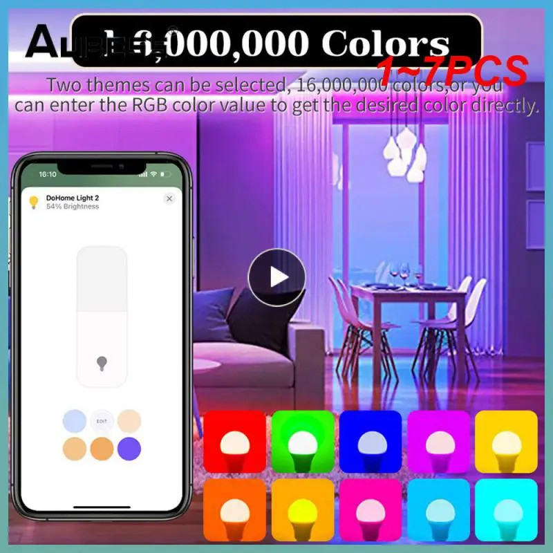 Умная лампа 9 Вт RGB с голосовым управлением, работает с Dohome IOS / Bluetooth 4,0, 1-7 шт.
Умная лампа 9 Вт RGB с голосовым управлением, работает с Dohome IOS / Bluetooth 4,0, 1-7 шт.