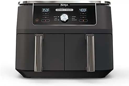 Foodi 6 Quart 5-in-1 DualZone 2-Basket Air Fryer with 2 Independent Frying Baskets, Match Cook & Smart Finish to Roast, Bake 
Foodi 6 Quart 5-in-1 DualZone 2-Basket Air Fryer with 2 Independent Frying Baskets, Match Cook & Smart Finish to Roast, Bake
