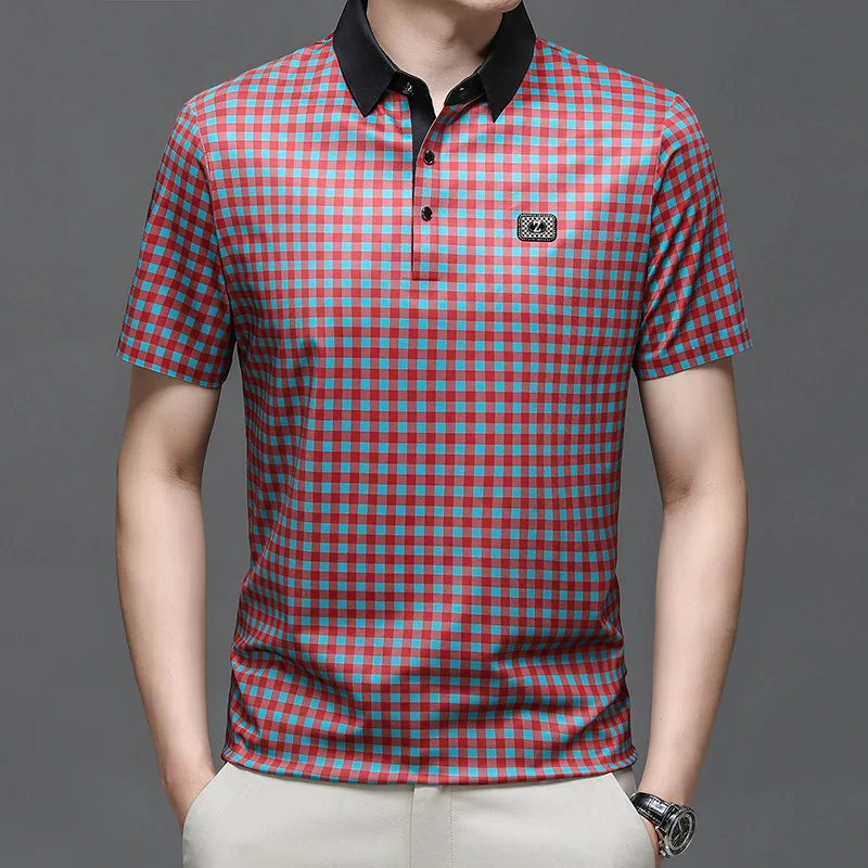 New Summer Breathable Jacket Luxury Men's Cotton Embroidered Business Short Sleeve POLO Shirt Solid Color Lapel Men Casual
New Summer Breathable Jacket Luxury Men's Cotton Embroidered Business Short Sleeve POLO Shirt Solid Color Lapel Men Casual