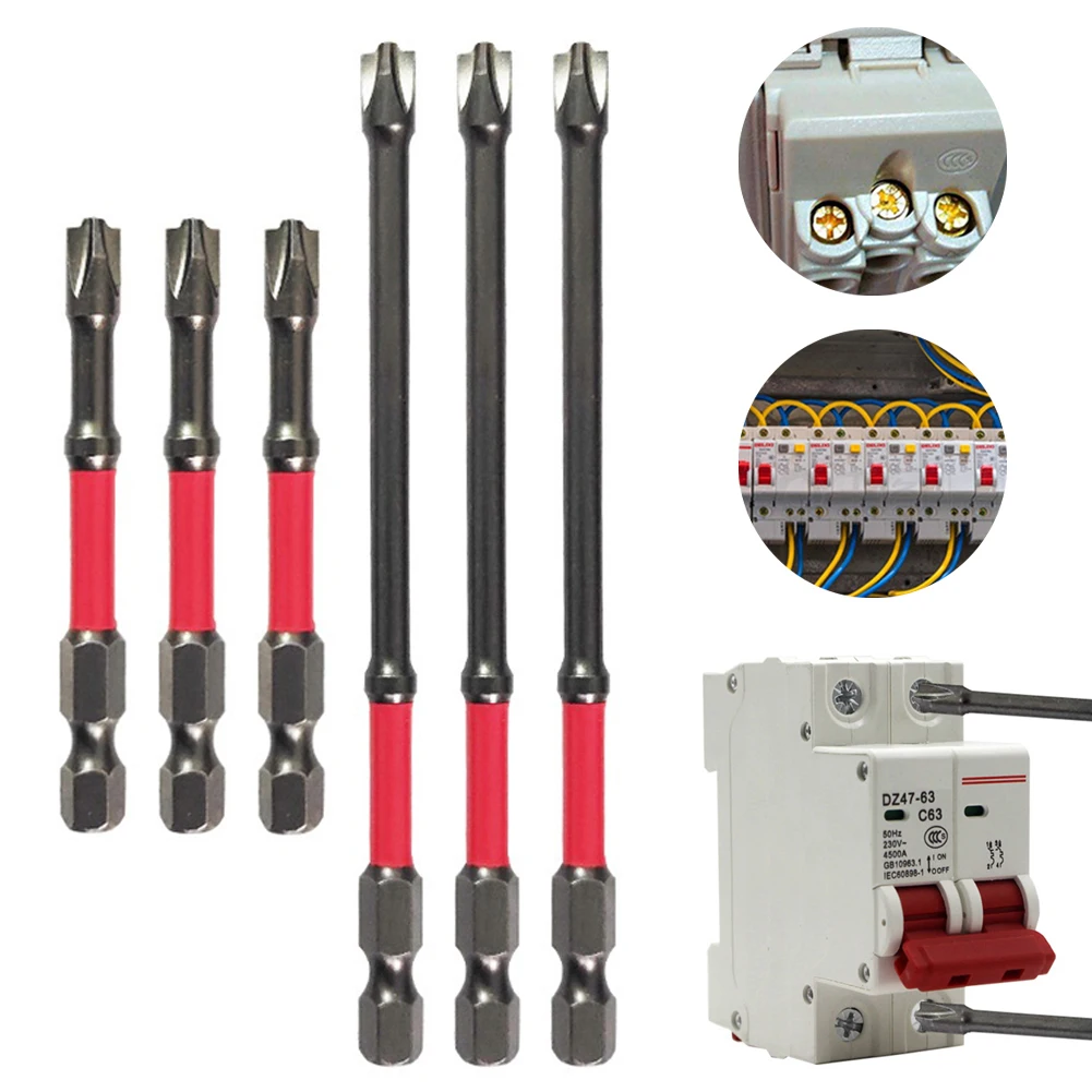 6pcs FPH2 65mm 110mm Magnetic Special Slotted Cross Screwdriver Bit Alloy Steel Anti-rust Bit For Electrician Socket Switch
6pcs FPH2 65mm 110mm Magnetic Special Slotted Cross Screwdriver Bit Alloy Steel Anti-rust Bit For Electrician Socket Switch