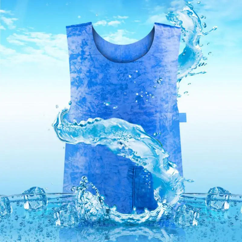 Summer Anti-heat Cooling Vest PVA Waterproof Fabric Outdoor Sports Work Vest High Temperature Protective Vest chaleco hombre
Summer Anti-heat Cooling Vest PVA Waterproof Fabric Outdoor Sports Work Vest High Temperature Protective Vest chaleco hombre