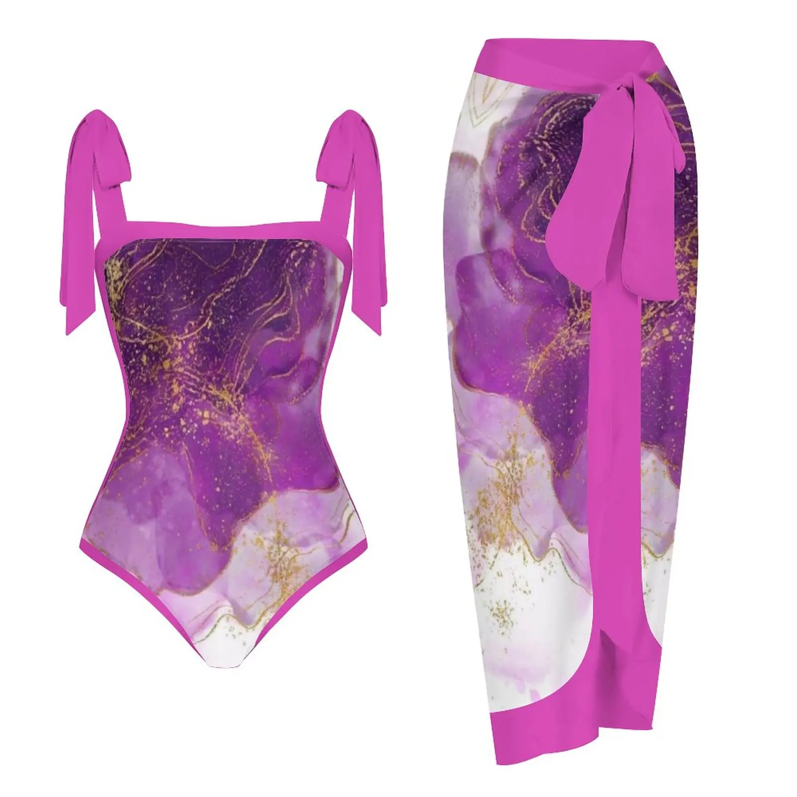 Purple Art Print One-Piece Swimsuit Lace-up Beachwear Monokini Bathing Suit 2023 Women Plus Size Swimwear for Women 3xl
Purple Art Print One-Piece Swimsuit Lace-up Beachwear Monokini Bathing Suit 2023 Women Plus Size Swimwear for Women 3xl