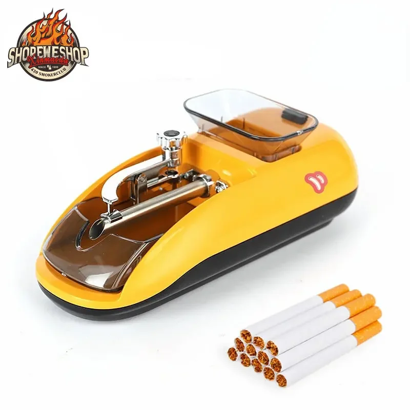SHOREWE 6.5mm Caliber Cigarette Rolling Machine High Speed Automatic Electric Tobacco Maker Roller Tool Smoking Accessories 
SHOREWE 6.5mm Caliber Cigarette Rolling Machine High Speed Automatic Electric Tobacco Maker Roller Tool Smoking Accessories