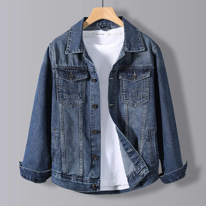 Hot Fashion Mens Denim Jackets Slim Fit Mens Jeans Jacket Cotton Outwear Coat Long Sleeve Hole Male Clothing Size M-5XL E234
Hot Fashion Mens Denim Jackets Slim Fit Mens Jeans Jacket Cotton Outwear Coat Long Sleeve Hole Male Clothing Size M-5XL E234
