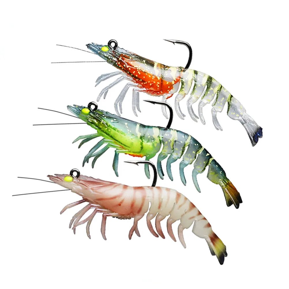 3pcs Fishing Lure Metal+ABS Fishing Lure Bait Luminous Shrimp Soft Bait Artificial Lures For Fishing Accessories
3pcs Fishing Lure Metal+ABS Fishing Lure Bait Luminous Shrimp Soft Bait Artificial Lures For Fishing Accessories