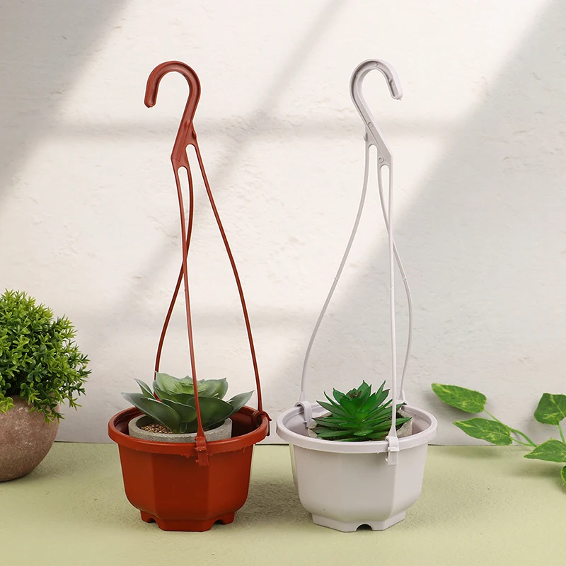 1Pc panier plante Hanging Mini Octagonal Flowerpot Plastic Flower Pot Succulent Orchid Hanging Pot For Balcony Planting Supplies
1Pc panier plante Hanging Mini Octagonal Flowerpot Plastic Flower Pot Succulent Orchid Hanging Pot For Balcony Planting Supplies