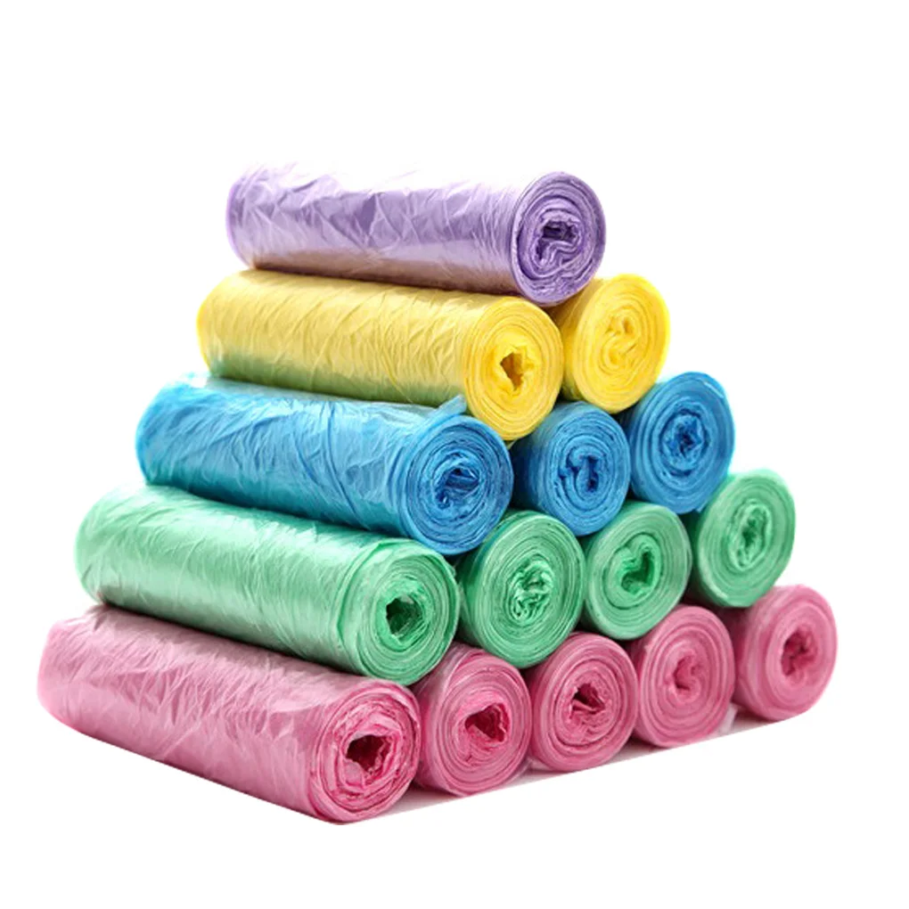 5 рулонов, бытовой пластиковый мешок для мусора 
5 рулонов, бытовой пластиковый мешок для мусора