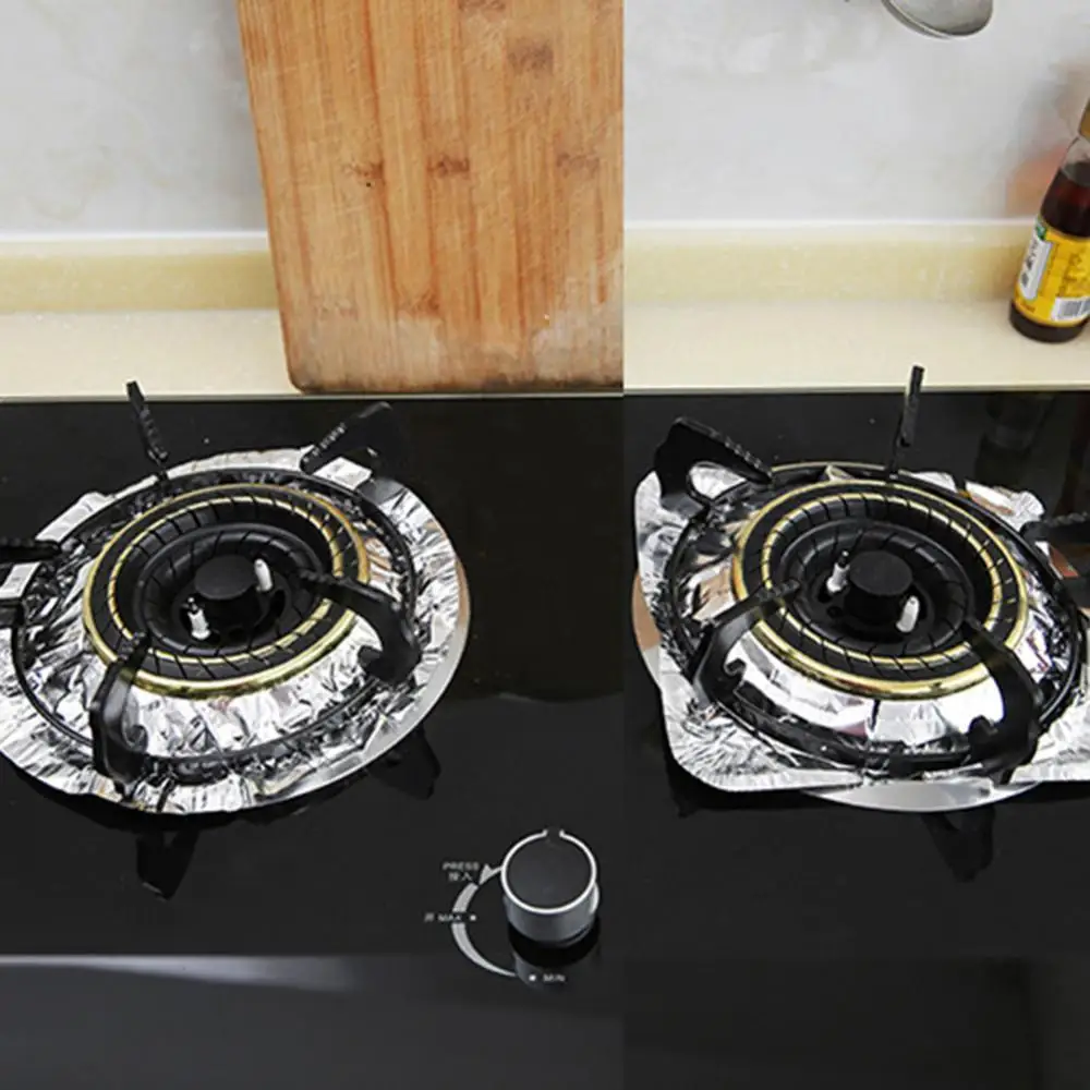 Cover Accessories Kitchen Accessories 10pcs Kitchen Oil Proof Stove Liners Disposable Aluminum Foil Stove Burner Covers Gas Oven
Cover Accessories Kitchen Accessories 10pcs Kitchen Oil Proof Stove Liners Disposable Aluminum Foil Stove Burner Covers Gas Oven