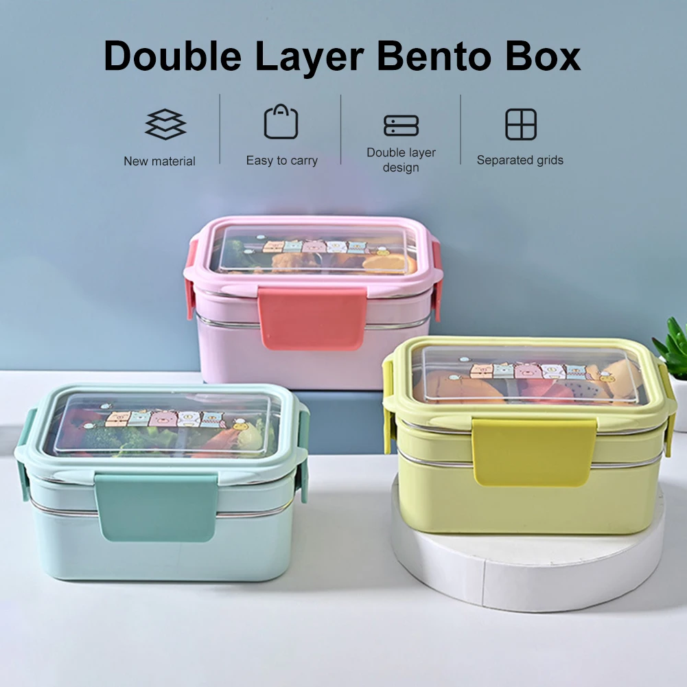 Double Layer Lunch Box Stainless Steel Food Container Portable For Kids Kids Picnic School Bento Box For School Office Picnic
Double Layer Lunch Box Stainless Steel Food Container Portable For Kids Kids Picnic School Bento Box For School Office Picnic