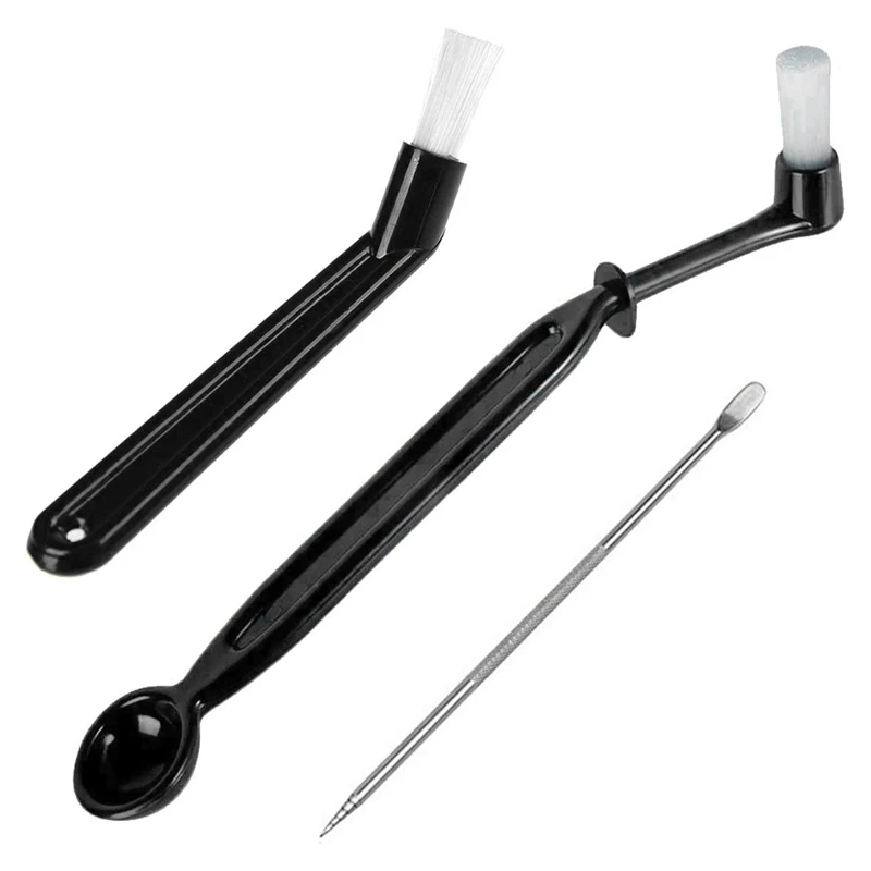 Coffee Machine Cleaning Brush With Spoon Tool Set For Espresso Machine Group Head,Pack Of 3,Black
Coffee Machine Cleaning Brush With Spoon Tool Set For Espresso Machine Group Head,Pack Of 3,Black