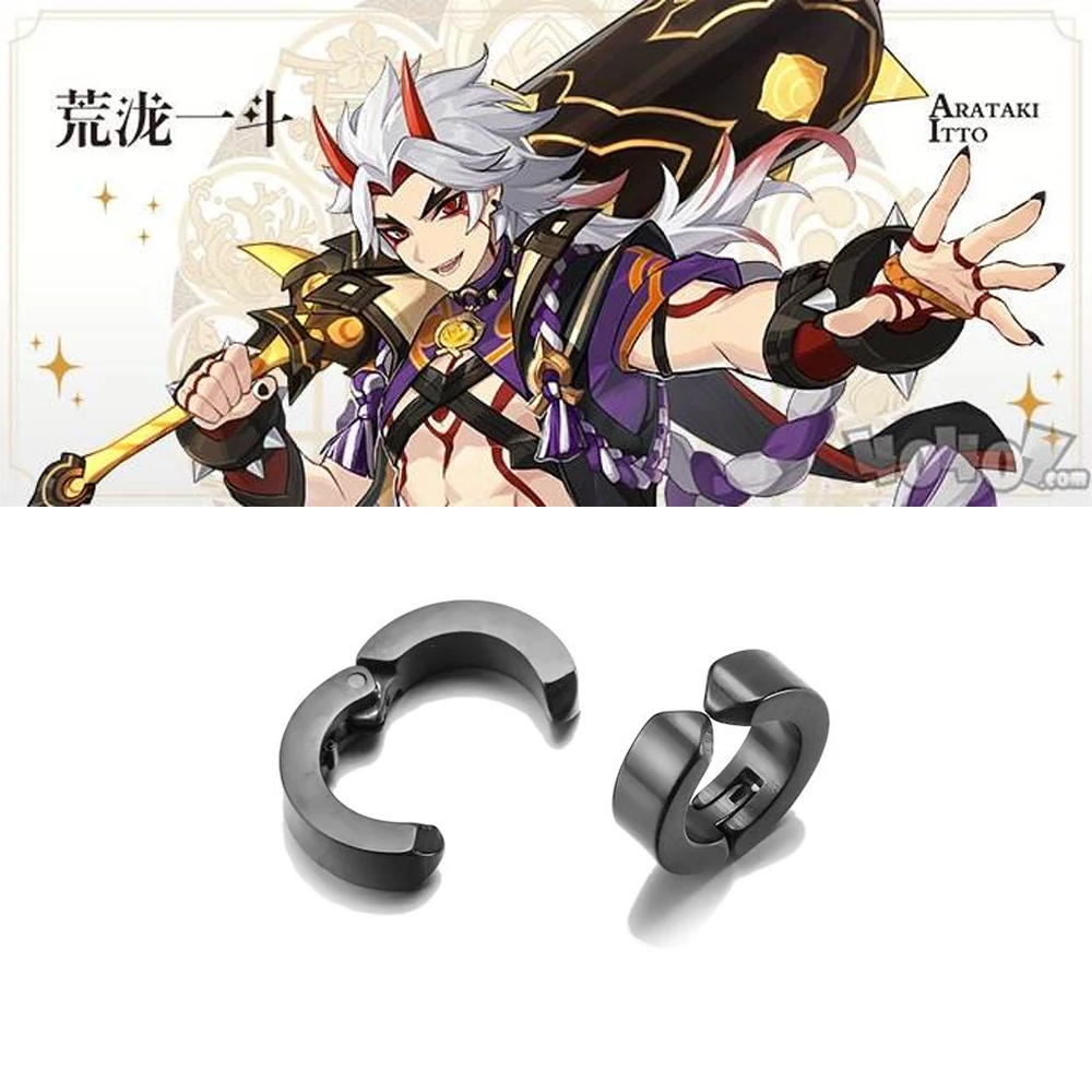 Genshin Impact Earrings Arataki Itto Cosplay Ear Bone Clip for Women Men Jewelry Gift
Genshin Impact Earrings Arataki Itto Cosplay Ear Bone Clip for Women Men Jewelry Gift