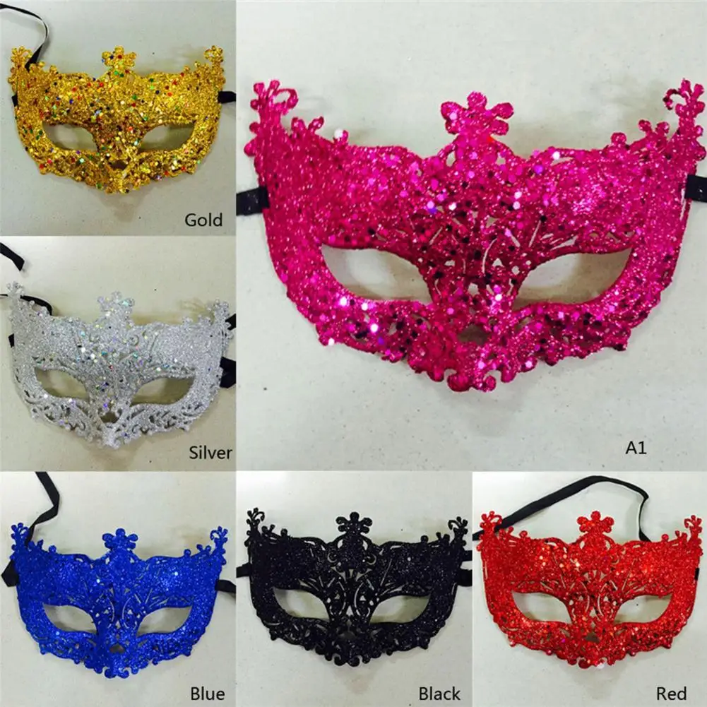 Cosplay Face Cover Glitter Shinny Women Ribbon Mysterious Eye Cover for Masquerade
Cosplay Face Cover Glitter Shinny Women Ribbon Mysterious Eye Cover for Masquerade