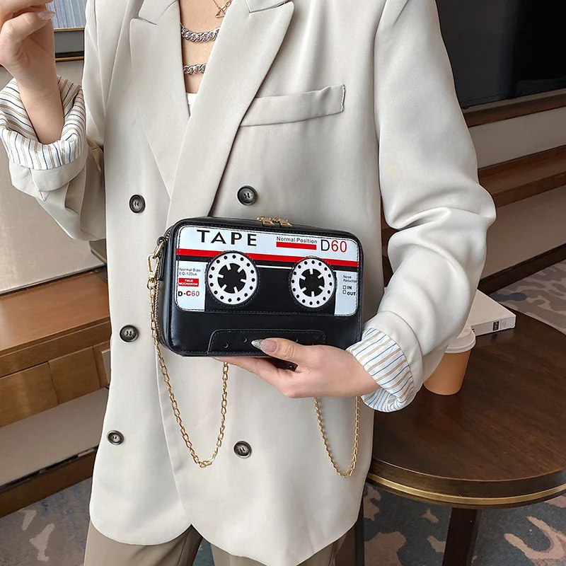 Retro radio box style pu leather ladies handbag shoulder bag chain purse women's crossbody messenger bag flap
Retro radio box style pu leather ladies handbag shoulder bag chain purse women's crossbody messenger bag flap