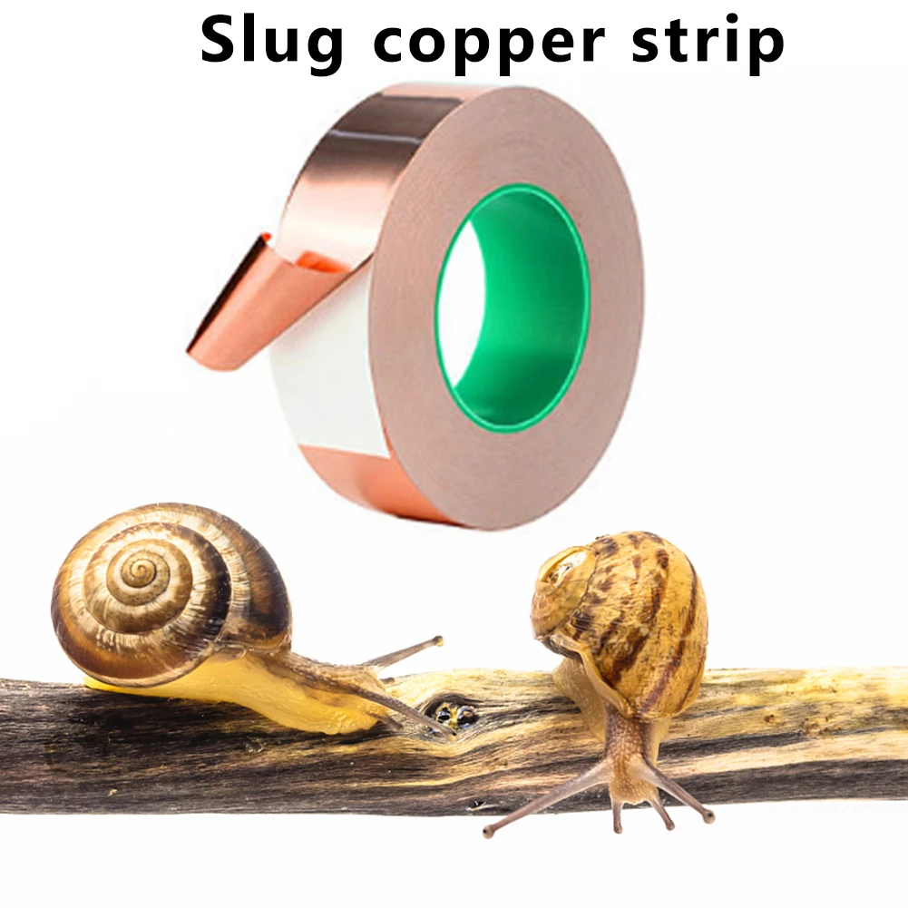Professional 5m Copper Foil Tape Conductive Strip Adhesive EMI Shielding for Slug Deterrent Gardening Accessories
Professional 5m Copper Foil Tape Conductive Strip Adhesive EMI Shielding for Slug Deterrent Gardening Accessories