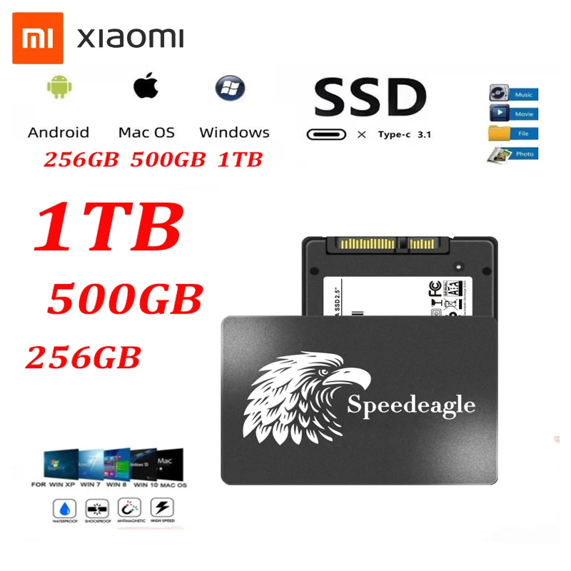 SSD 500 GB 1TB 256GB SATA 500GB Internal Solid State Drive Hard Disk for Laptop Desktop
SSD 500 GB 1TB 256GB SATA 500GB Internal Solid State Drive Hard Disk for Laptop Desktop