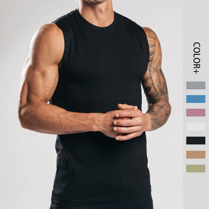 Men Gym Muscle Singlets Workout O-Neck Tank Top Bodybuilding Fitness Summer Sleeveless T-shirt
Men Gym Muscle Singlets Workout O-Neck Tank Top Bodybuilding Fitness Summer Sleeveless T-shirt