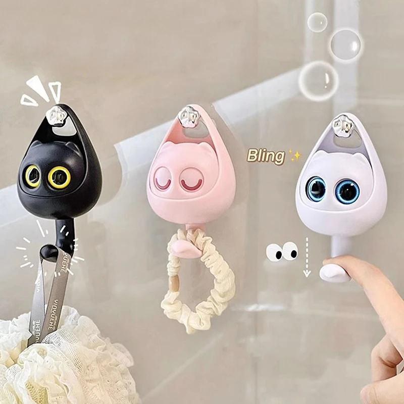 Creative Cute Cartoon Cat Hooks Wall Sticky Hook Clothes Hat Scarf Hanger Key Holders Animals Hanging Rack Home Decoration
Creative Cute Cartoon Cat Hooks Wall Sticky Hook Clothes Hat Scarf Hanger Key Holders Animals Hanging Rack Home Decoration