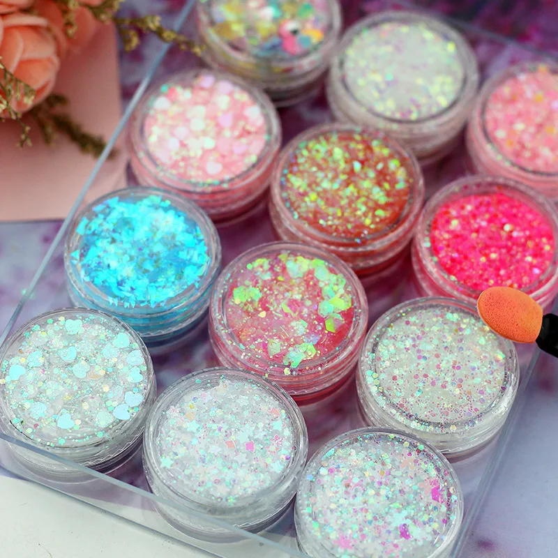 1Pcs Glitter Glam Eye Sparkly Glitter Hair Shimmer Gel Flash Heart Loose Sequins Glitter Eyeshadow Party Face Body Decoration
1Pcs Glitter Glam Eye Sparkly Glitter Hair Shimmer Gel Flash Heart Loose Sequins Glitter Eyeshadow Party Face Body Decoration