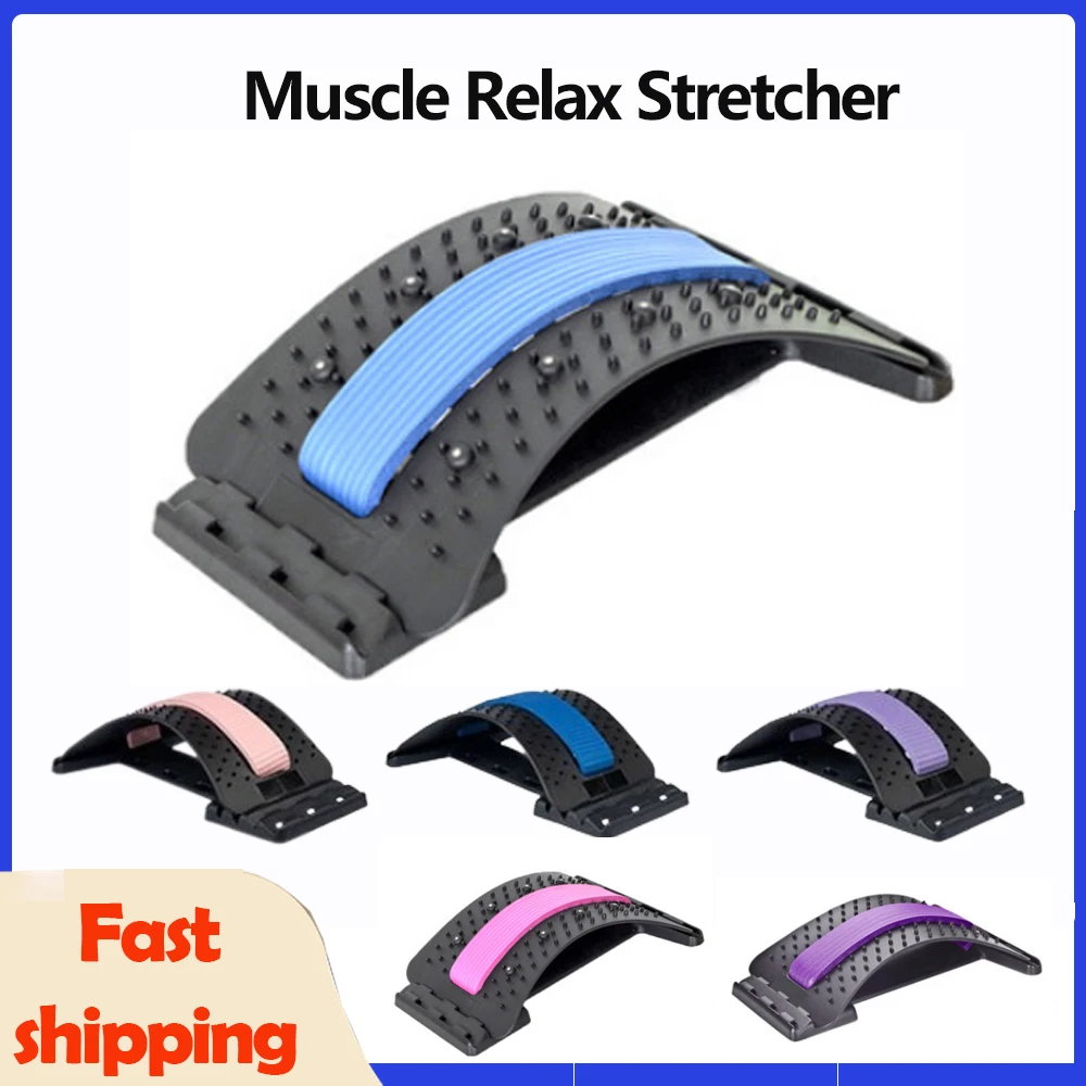 Acupuncture Multi-Level Adjustable Back Massager Stretcher Waist Neck Stretch Lumbar Cervical Spine Support Pain Relief Relax
Acupuncture Multi-Level Adjustable Back Massager Stretcher Waist Neck Stretch Lumbar Cervical Spine Support Pain Relief Relax
