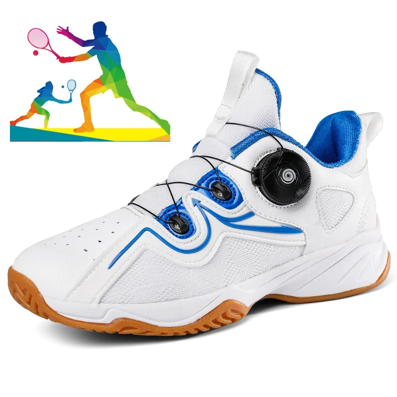 Children's Tennis Sneakers Big Children's Mesh Breathable Badminton Sneakers, Children's Training Shoes, Twist-lock Tennis Shoes
Children's Tennis Sneakers Big Children's Mesh Breathable Badminton Sneakers, Children's Training Shoes, Twist-lock Tennis Shoes