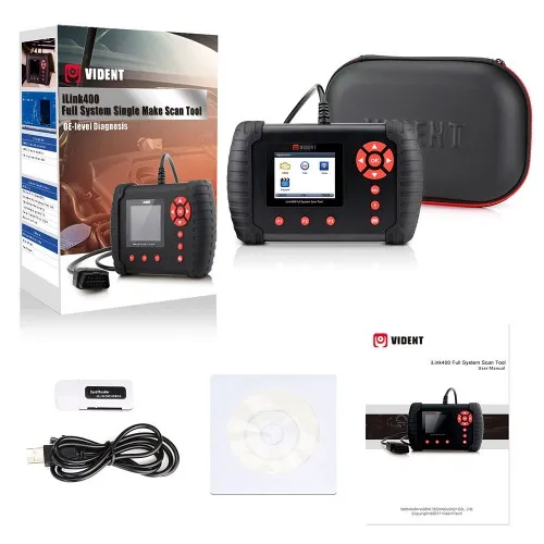 Оригинальный полнофункциональный сканер VIDENT iLink400 для ABS / SRS / EPB / DPF регенерации/сброса масла, онлайн обновление
Оригинальный полнофункциональный сканер VIDENT iLink400 для ABS / SRS / EPB / DPF регенерации/сброса масла, онлайн обновление