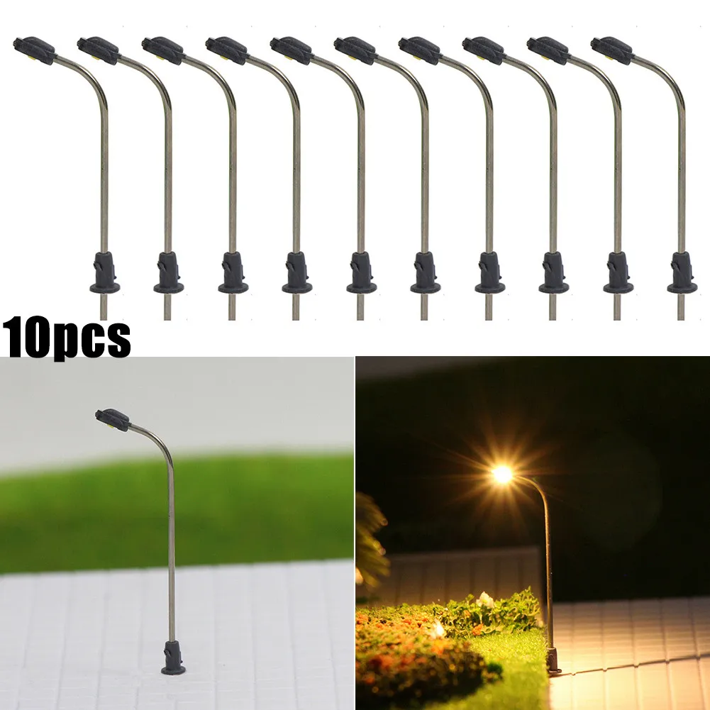 10pcs Model Train Z Gauge Street Light LED Platform Lamp Bonsai Scenery Railroad Decoration Building Landscape Accessories Toys
10pcs Model Train Z Gauge Street Light LED Platform Lamp Bonsai Scenery Railroad Decoration Building Landscape Accessories Toys
