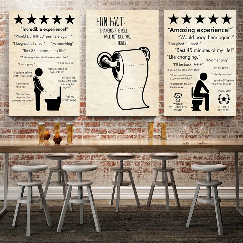 Funny Bathroom Rules Sign Nordic Black White Canvas Painting Wall Art Poster and Prints Toilet Room Decor Washroom Decoration
Funny Bathroom Rules Sign Nordic Black White Canvas Painting Wall Art Poster and Prints Toilet Room Decor Washroom Decoration