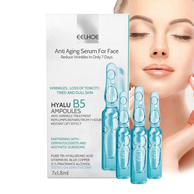 7 шт., увлажняющая сыворотка для лица, против морщин
7 шт., увлажняющая сыворотка для лица, против морщин
