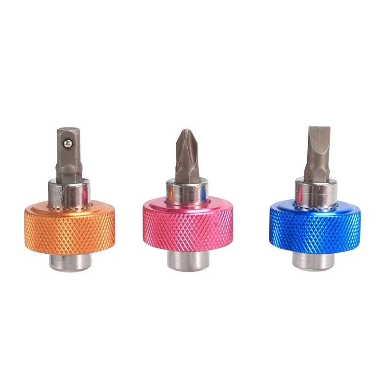 3PCS 1/4Inch Square Drive Palm Precision Screwdriver Bit Set Multitools Socket Adapter Magnetic Slot Hand Tool
3PCS 1/4Inch Square Drive Palm Precision Screwdriver Bit Set Multitools Socket Adapter Magnetic Slot Hand Tool