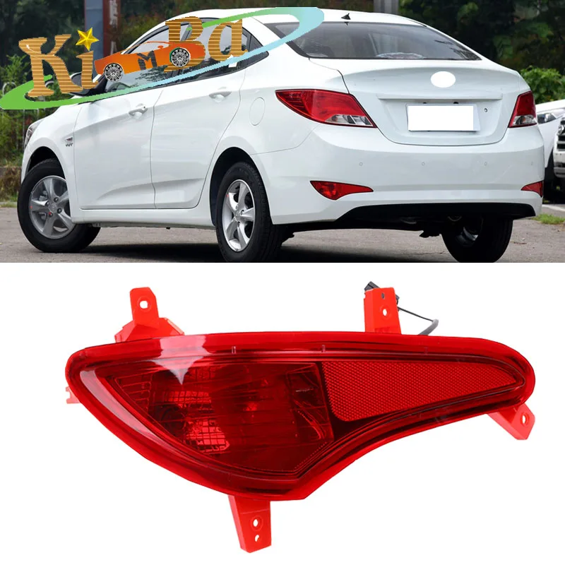 

KIMBA для Hyundai Verna 2014, 2015, 2016, задний бампер, стоп-сигнал, отражатель, противотуманный фонарь, Стояночная лампа, стоп-сигнал, сигнальная лампа