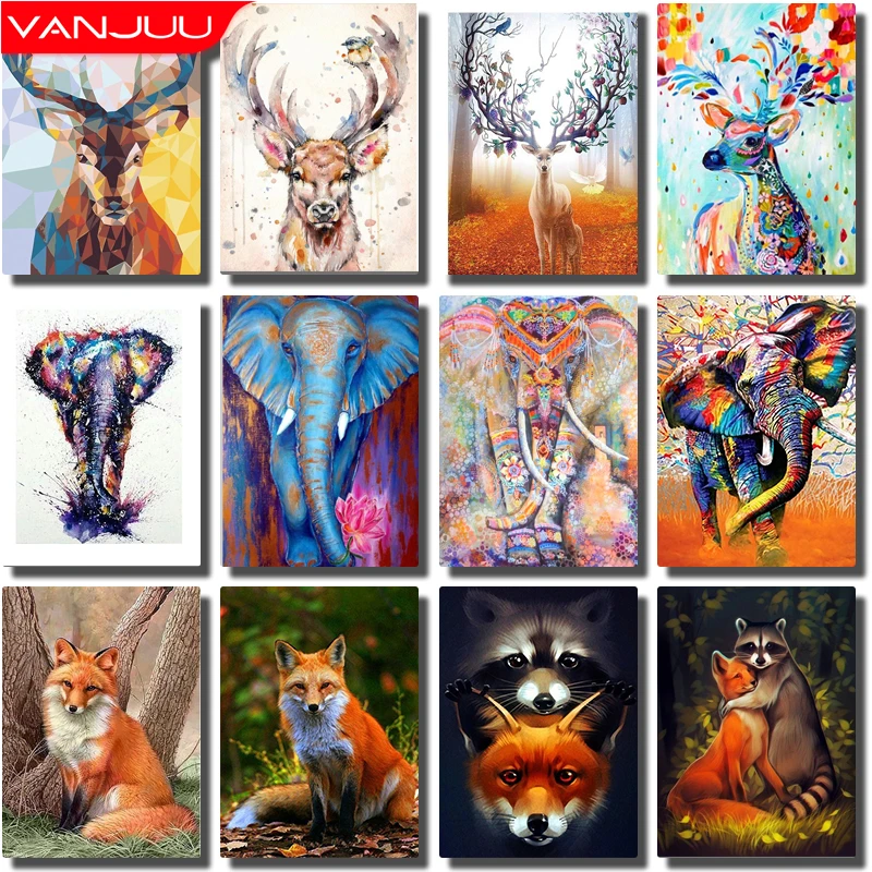 5D Diamond Painting Animal Elephant Antelope Fox DIY Diamond Mosaic Embroidery Cross Stitch Kit Home Decor Craft Art
5D Diamond Painting Animal Elephant Antelope Fox DIY Diamond Mosaic Embroidery Cross Stitch Kit Home Decor Craft Art
