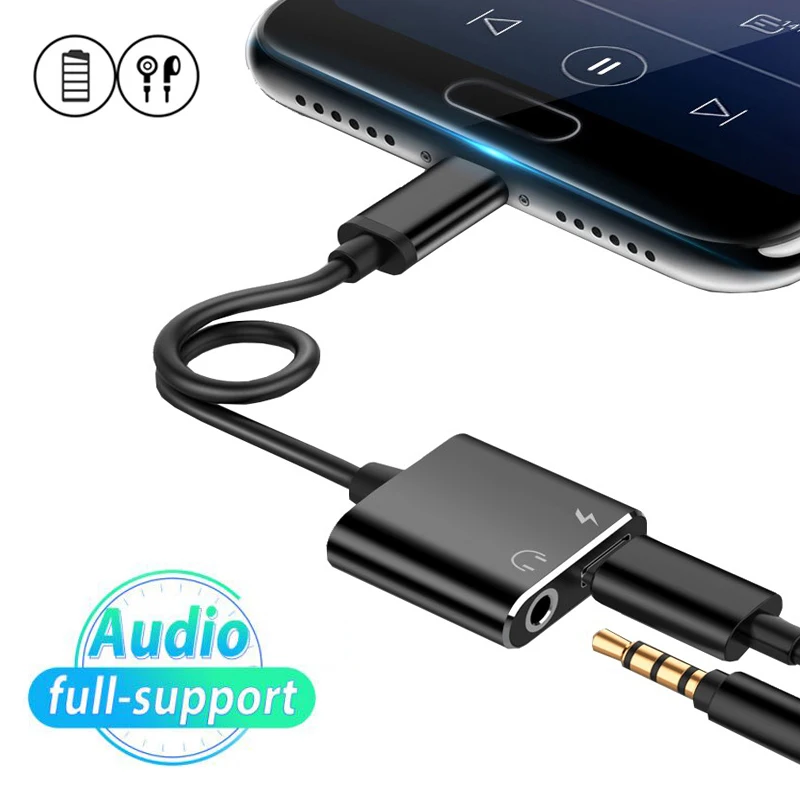 2 in 1 Audio Adapter Type C Cable For Samsung Xiaomi Redmi Huawei 3.5mm Jack Earphone Charging Cable Splitter Phone Accessories
2 in 1 Audio Adapter Type C Cable For Samsung Xiaomi Redmi Huawei 3.5mm Jack Earphone Charging Cable Splitter Phone Accessories