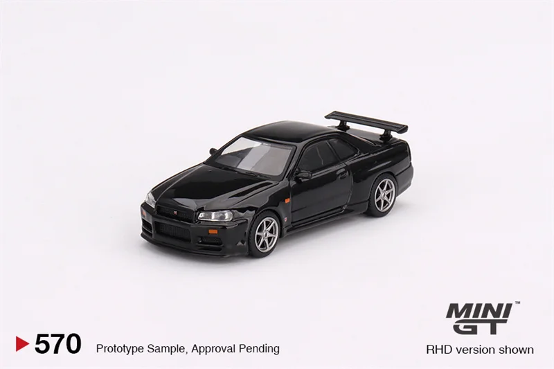 MINI GT 1:64 Nissan Skyline GT-R R34 V-Spec Black Pearl Diecast Model Car 
MINI GT 1:64 Nissan Skyline GT-R R34 V-Spec Black Pearl Diecast Model Car
