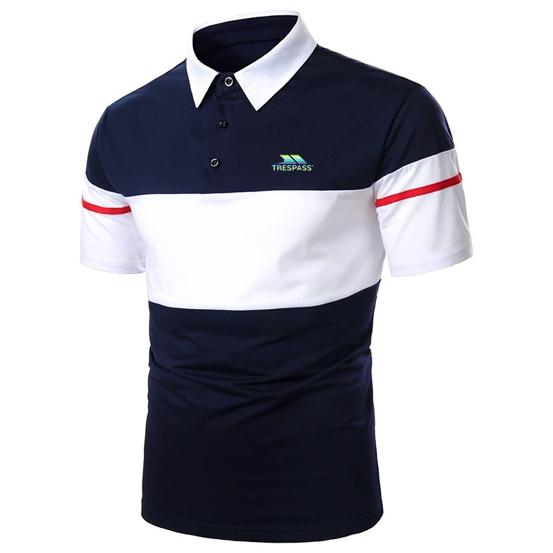 Summer men's POLO shirt new color patchwork lapel slim breathable T-shirt casual fashion youth trend men's short-sleeved top
Summer men's POLO shirt new color patchwork lapel slim breathable T-shirt casual fashion youth trend men's short-sleeved top
