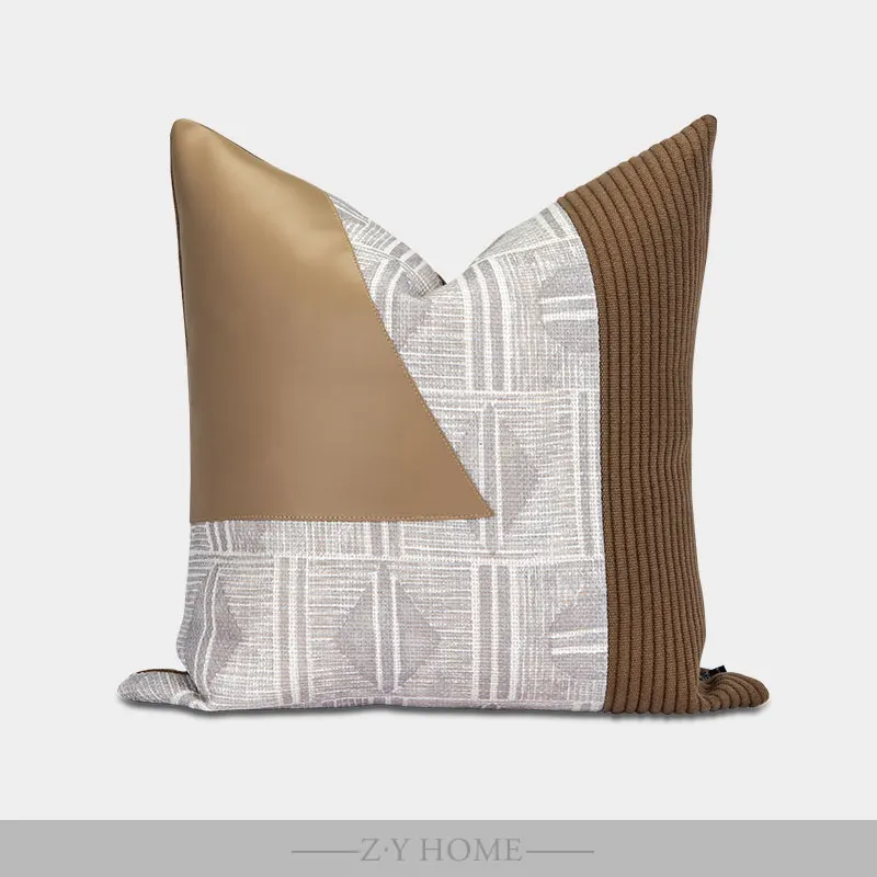 Decorative Brown Leather Cushion Cover for Living Room Sofa Luxury Simple Throw Pillowcase 45x45cm/30x50cm Home Decor
Decorative Brown Leather Cushion Cover for Living Room Sofa Luxury Simple Throw Pillowcase 45x45cm/30x50cm Home Decor
