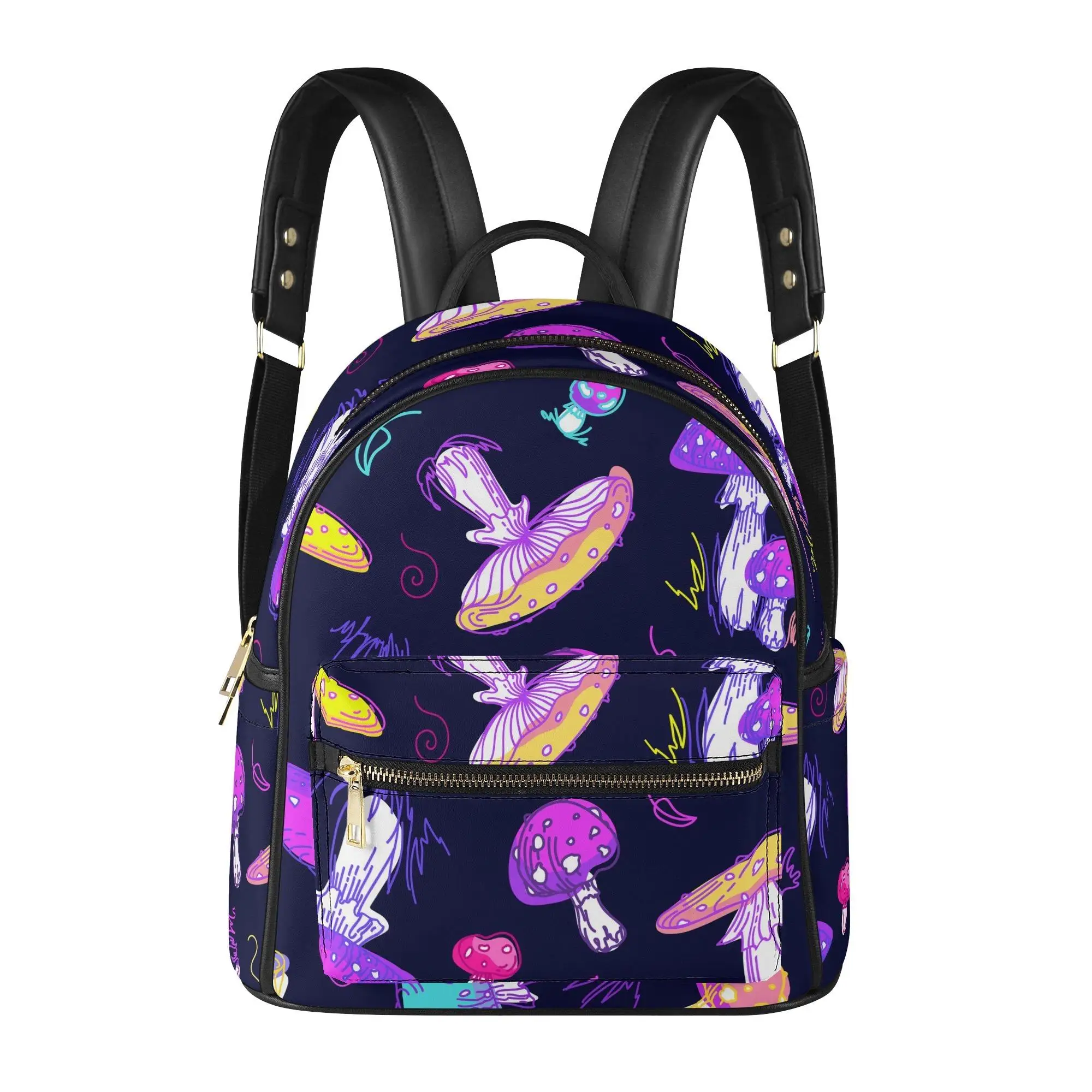 Vintage Retro Boho Mushroom Fashion Vegan Leather Women Backpack Large Capacity Pocket Zipper School Bag For School
Vintage Retro Boho Mushroom Fashion Vegan Leather Women Backpack Large Capacity Pocket Zipper School Bag For School