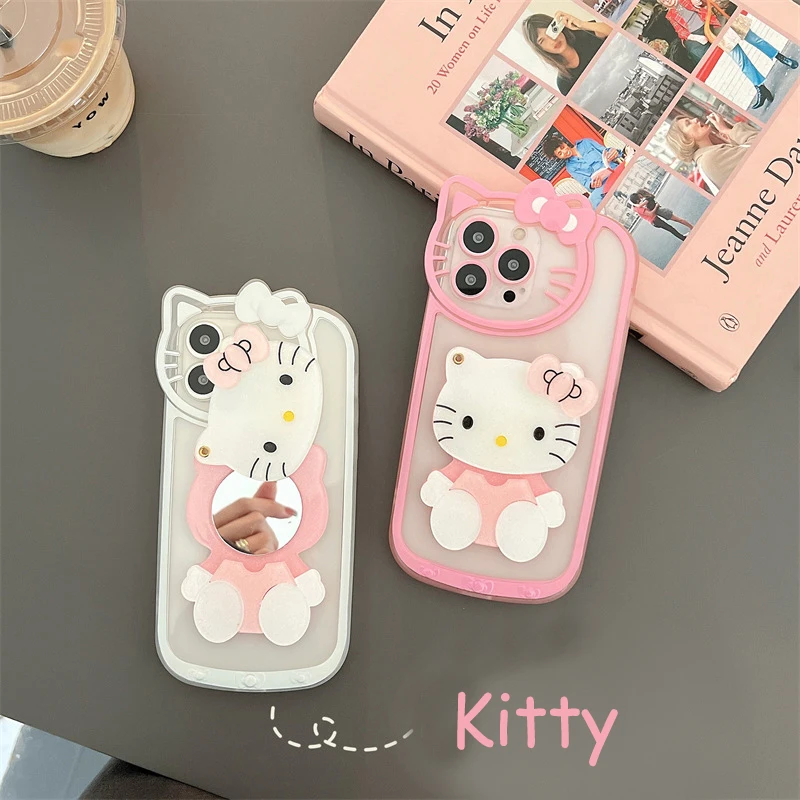 Creative Cartoon Fresh Cute KT Cat Makeup Mirror Cover for IPhone 11 12 13 Pro X XR XS Max Shockproof Phone Case IPhone 13 Case
Creative Cartoon Fresh Cute KT Cat Makeup Mirror Cover for IPhone 11 12 13 Pro X XR XS Max Shockproof Phone Case IPhone 13 Case