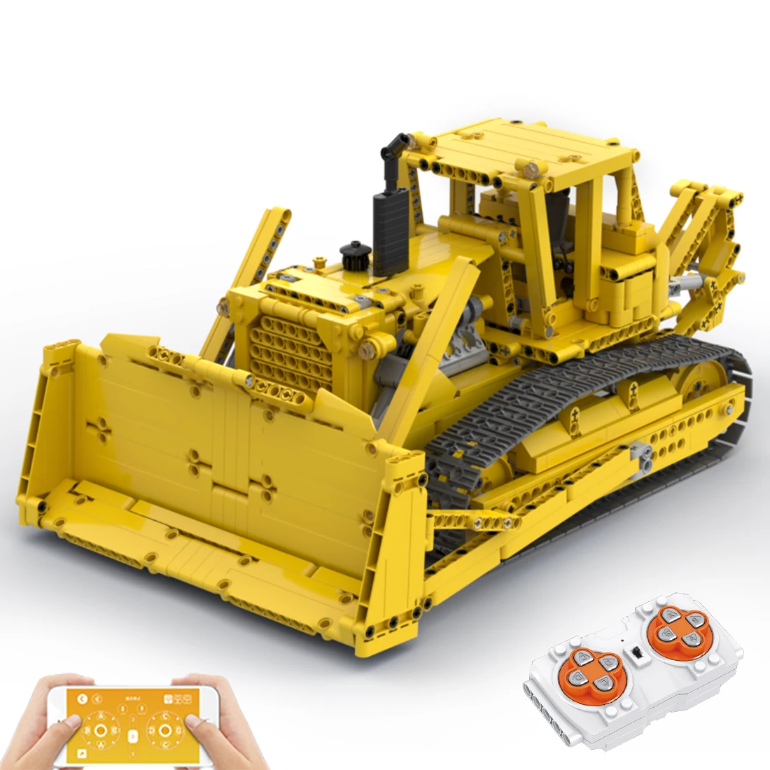 1583Pcs MOC-83756 Caterpillar D9H RC Bulldozer Building Block Model Kit (Licensed And Designed By Mani91)
1583Pcs MOC-83756 Caterpillar D9H RC Bulldozer Building Block Model Kit (Licensed And Designed By Mani91)